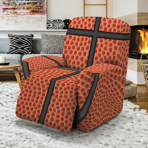 Basketball Ball Print Recliner Slipcover