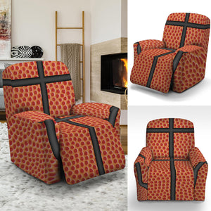 Basketball Ball Print Recliner Slipcover