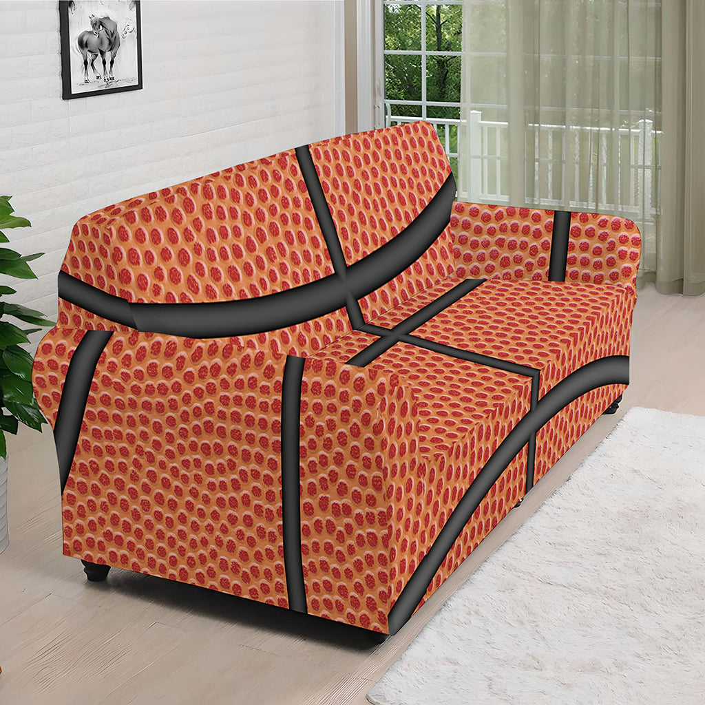 Basketball Ball Print Sofa Cover