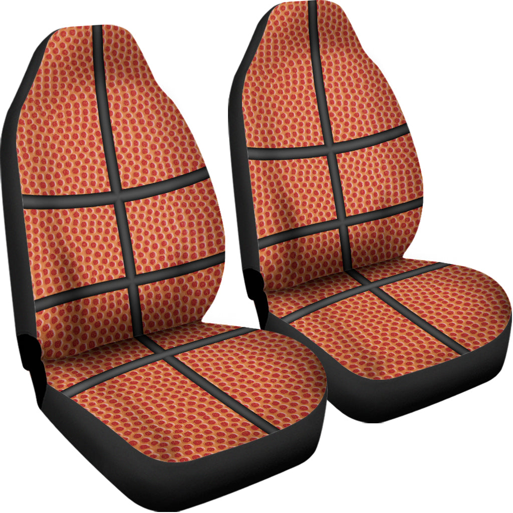 Basketball Ball Print Universal Fit Car Seat Covers