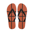 Basketball Ball Print Flip Flops