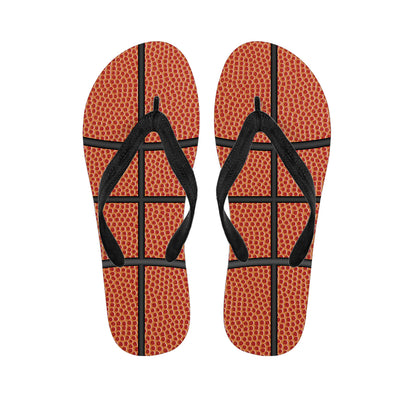 Basketball Ball Texture Print Flip Flops