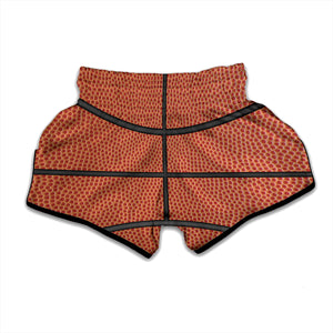 Basketball Ball Texture Print Muay Thai Boxing Shorts