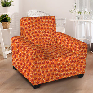 Basketball Bumps Print Armchair Slipcover