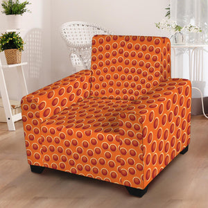 Basketball Bumps Print Armchair Slipcover