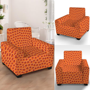 Basketball Bumps Print Armchair Slipcover