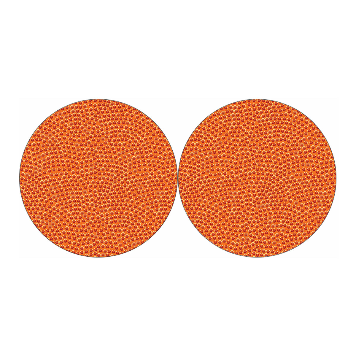Basketball Bumps Print Car Coasters