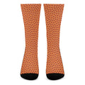 Basketball Bumps Print Crew Socks