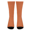 Basketball Bumps Print Crew Socks