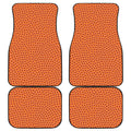 Basketball Bumps Print Front and Back Car Floor Mats