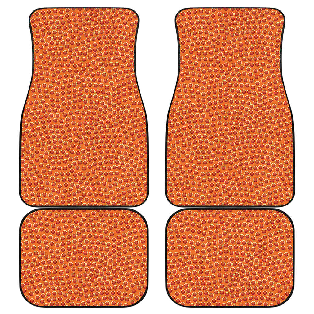 Basketball Bumps Print Front and Back Car Floor Mats