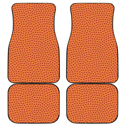 Basketball Bumps Print Front and Back Car Floor Mats