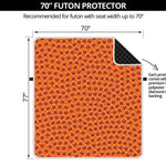 Basketball Bumps Print Futon Protector