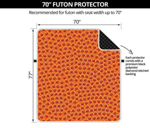 Basketball Bumps Print Futon Protector