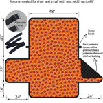Basketball Bumps Print Half Sofa Protector