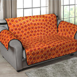 Basketball Bumps Print Loveseat Protector