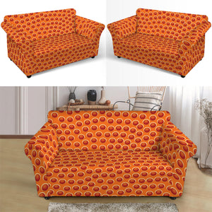 Basketball Bumps Print Loveseat Slipcover