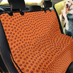 Basketball Bumps Print Pet Car Back Seat Cover