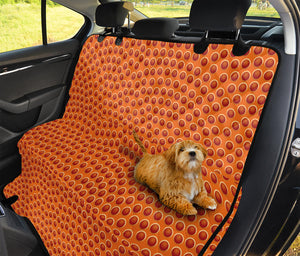 Basketball Bumps Print Pet Car Back Seat Cover