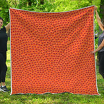 Basketball Bumps Print Quilt