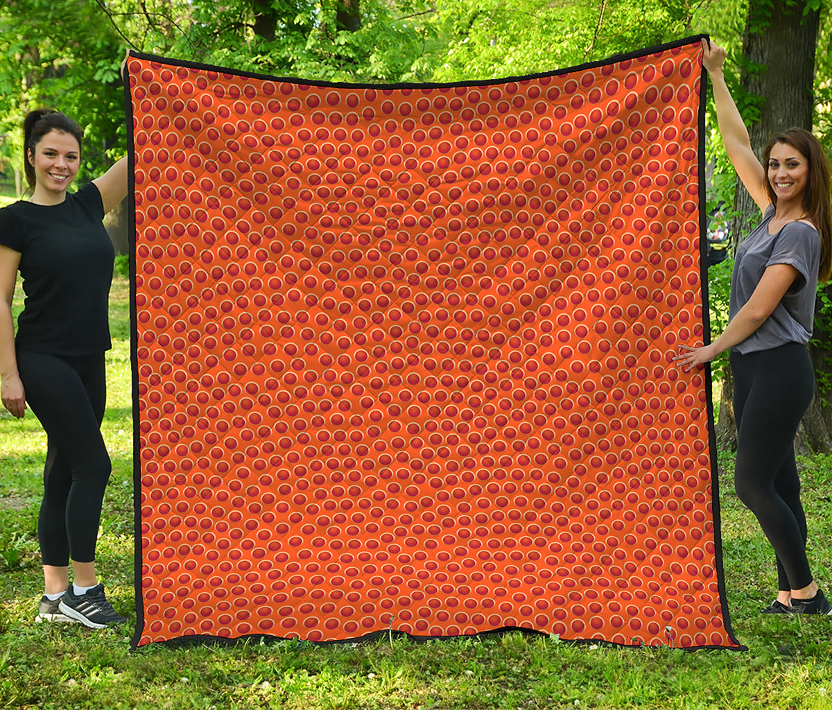 Basketball Bumps Print Quilt