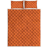 Basketball Bumps Print Quilt Bed Set