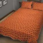 Basketball Bumps Print Quilt Bed Set