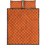 Basketball Bumps Print Quilt Bed Set