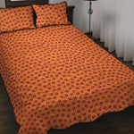 Basketball Bumps Print Quilt Bed Set