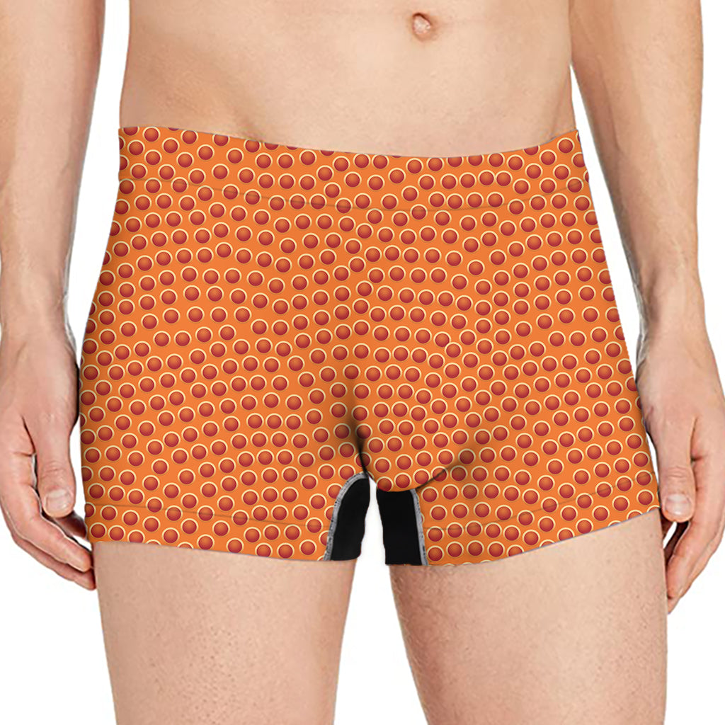 Basketball Bumps Texture Print Men's Boxer Briefs