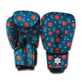 Basketball Theme Pattern Print Boxing Gloves