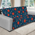 Basketball Theme Pattern Print Futon Protector