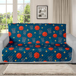 Basketball Theme Pattern Print Futon Protector