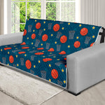 Basketball Theme Pattern Print Futon Protector