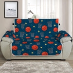 Basketball Theme Pattern Print Half Sofa Protector