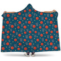 Basketball Theme Pattern Print Hooded Blanket