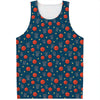 Basketball Theme Pattern Print Men's Tank Top