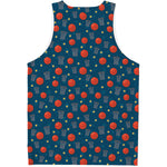 Basketball Theme Pattern Print Men's Tank Top