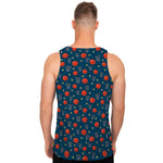 Basketball Theme Pattern Print Men's Tank Top