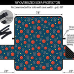 Basketball Theme Pattern Print Oversized Sofa Protector