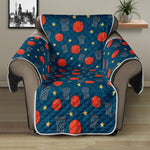 Basketball Theme Pattern Print Recliner Protector