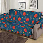 Basketball Theme Pattern Print Sofa Protector