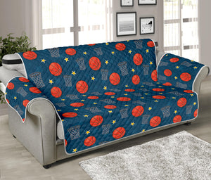 Basketball Theme Pattern Print Sofa Protector