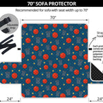 Basketball Theme Pattern Print Sofa Protector