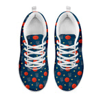 Basketball Theme Pattern Print White Sneakers