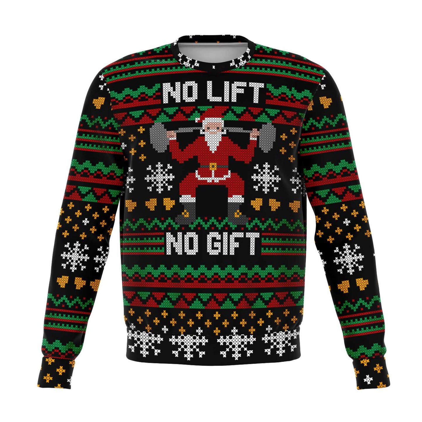 No Lift No Gift Ugly Christmas Sweater