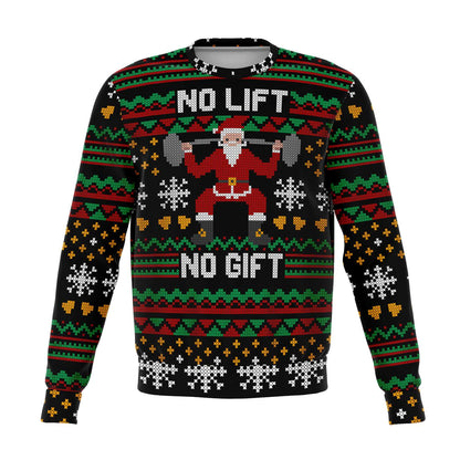 No Lift No Gift Ugly Christmas Sweater