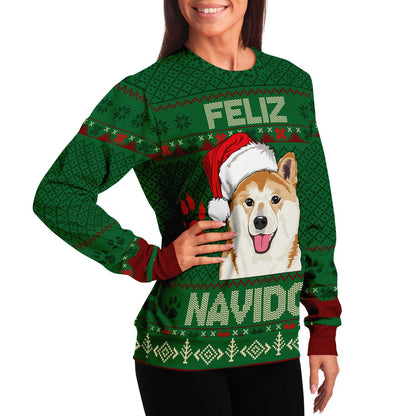 Shiba Inu Feliz Navidog Ugly Christmas Sweater