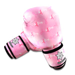 Be Strong Breast Cancer Pattern Print Boxing Gloves