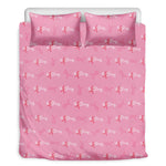 Be Strong Breast Cancer Pattern Print Duvet Cover Bedding Set